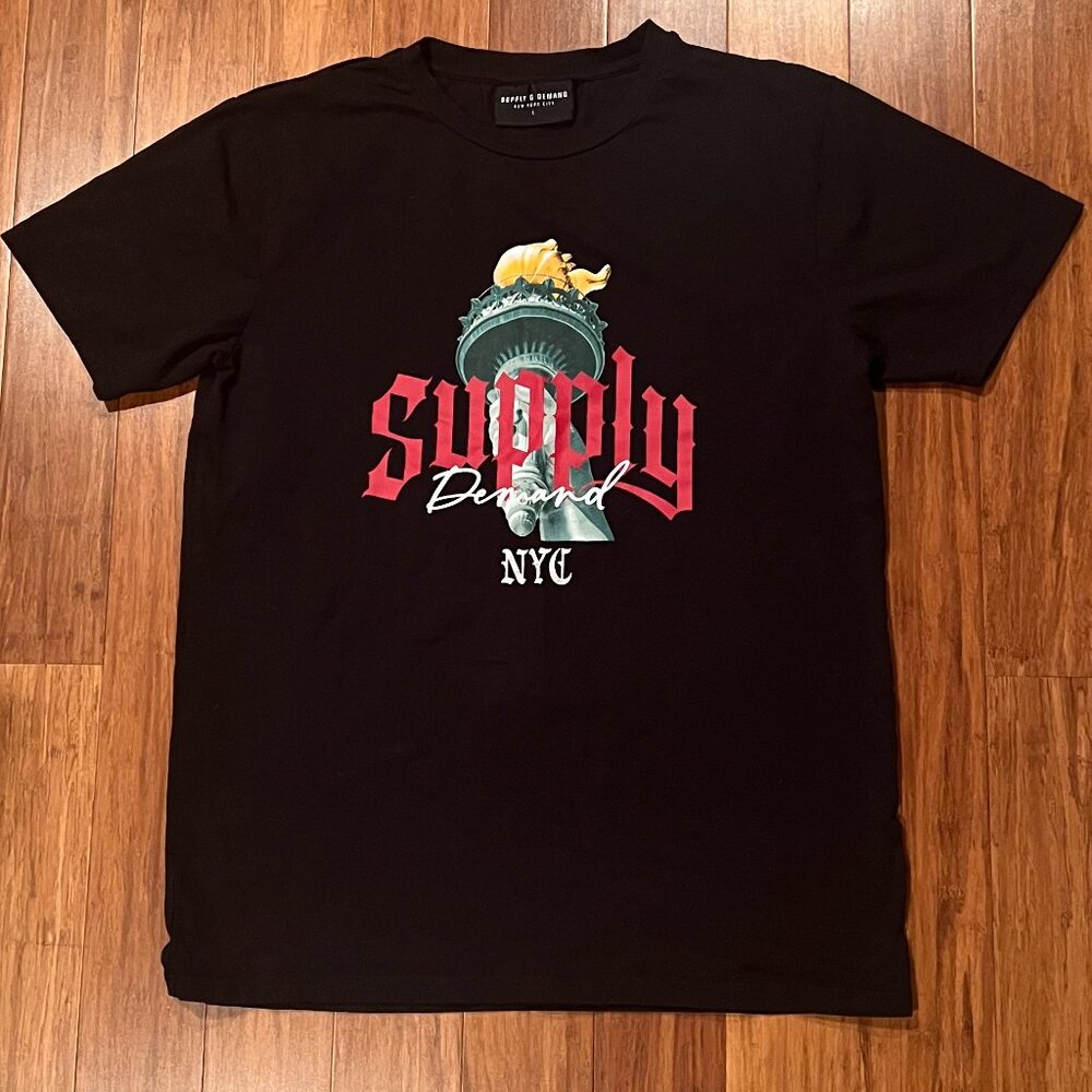 Supply & Demand NYC Statue of Liberty Graphic Tee Black
